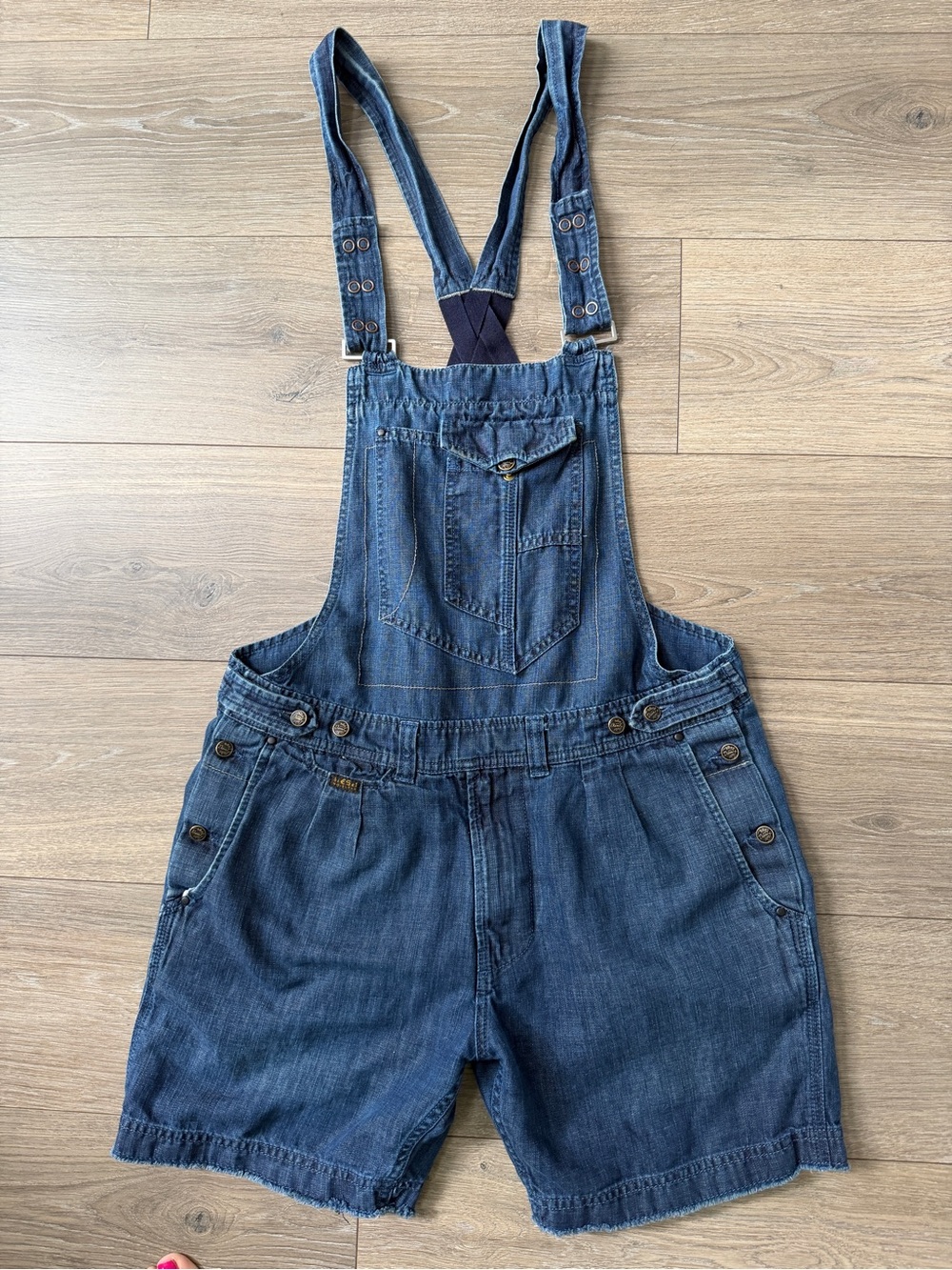 VINTAGE Diesel "Pinta" Sample Denim Shortall Overalls Made In Italy size Large